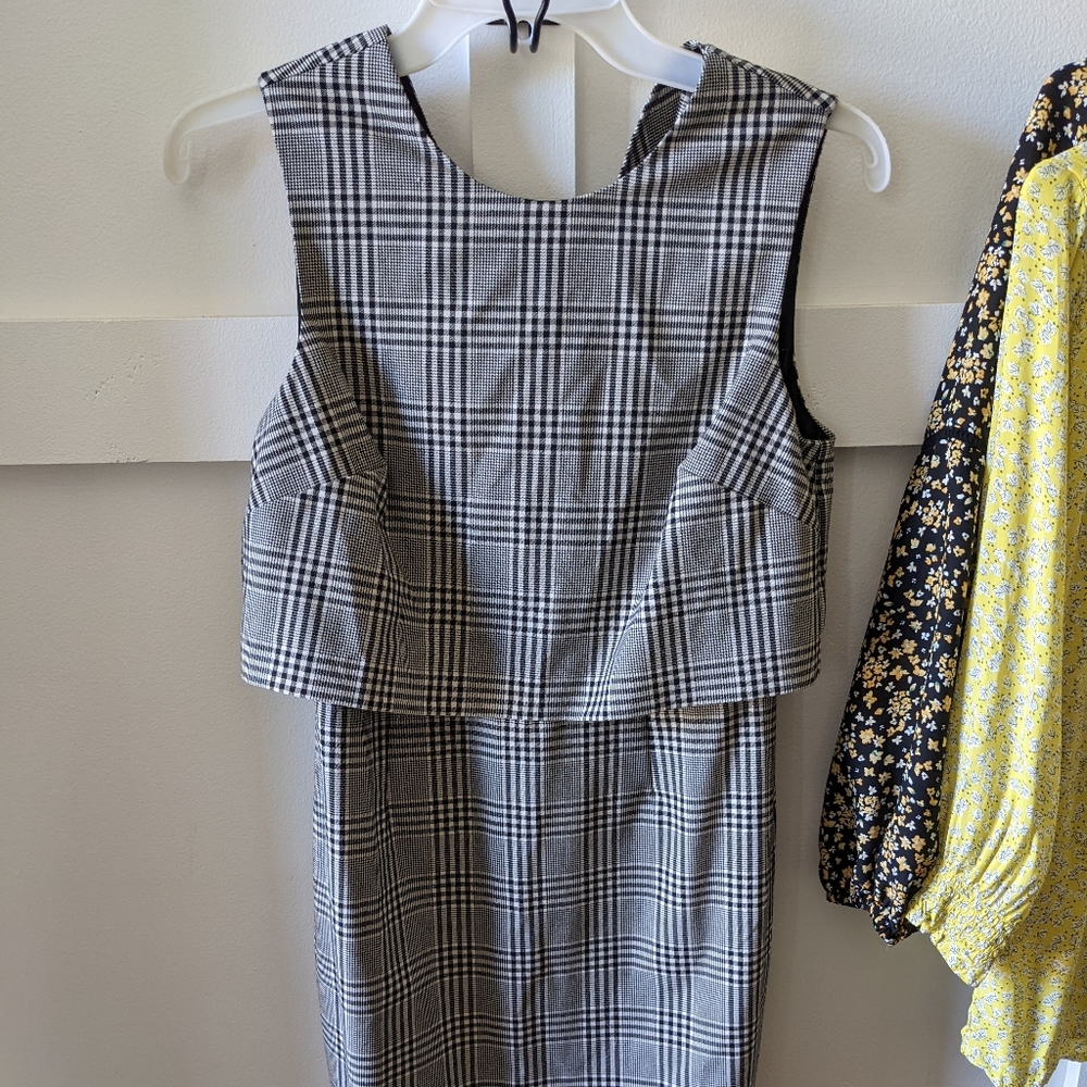 Banana Republic Checkered Dress, NWT
